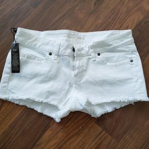 White LondonJean Denim Shorts